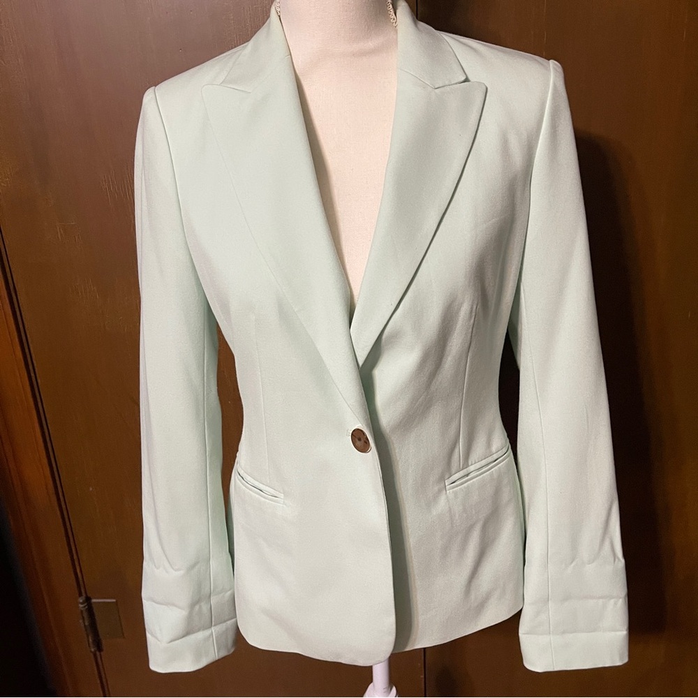 Calvin Klein Light Green Women's Blazer and Trousers.
